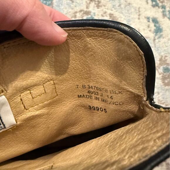 FRYE Paige Short Black Leather Riding Boots Size 7 - Picture 8 of 10